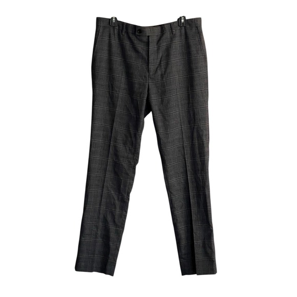 Paisley & Gray Other - Paisley & Gray Dress Pants Mens 35/30 Brown Glen Plaid Slim Fit Office Career